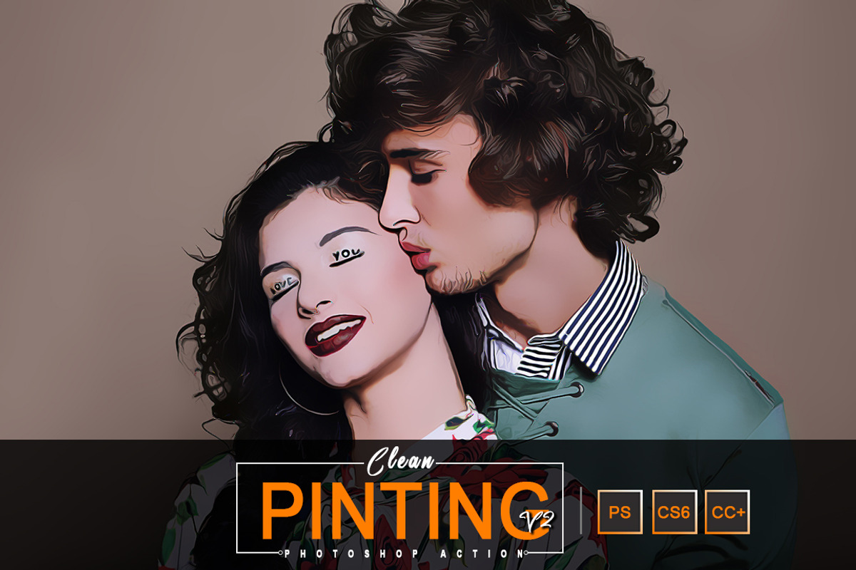 83%SALE! Mixed Oil Painting  Actions, an Action Add-On by Jacpot007 (Photo 15 of 54)