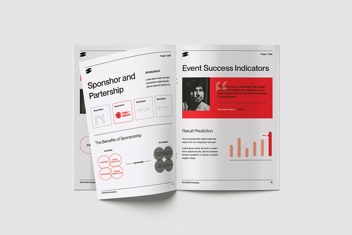 Project Business Proposal Template, a Brochure Template by TMint Play (Photo 4 of 8)
