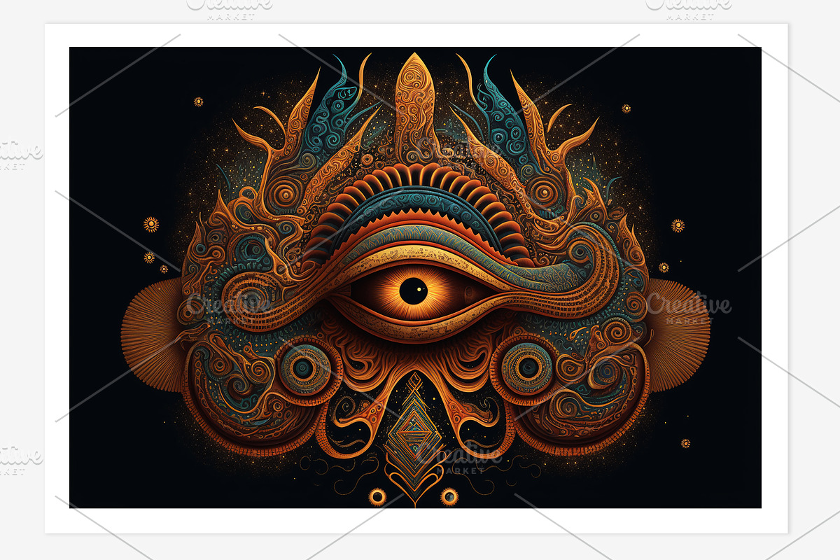 Sham Collection · Shaman Art, a Person Illustration by milatovar (Photo 11 of 18)