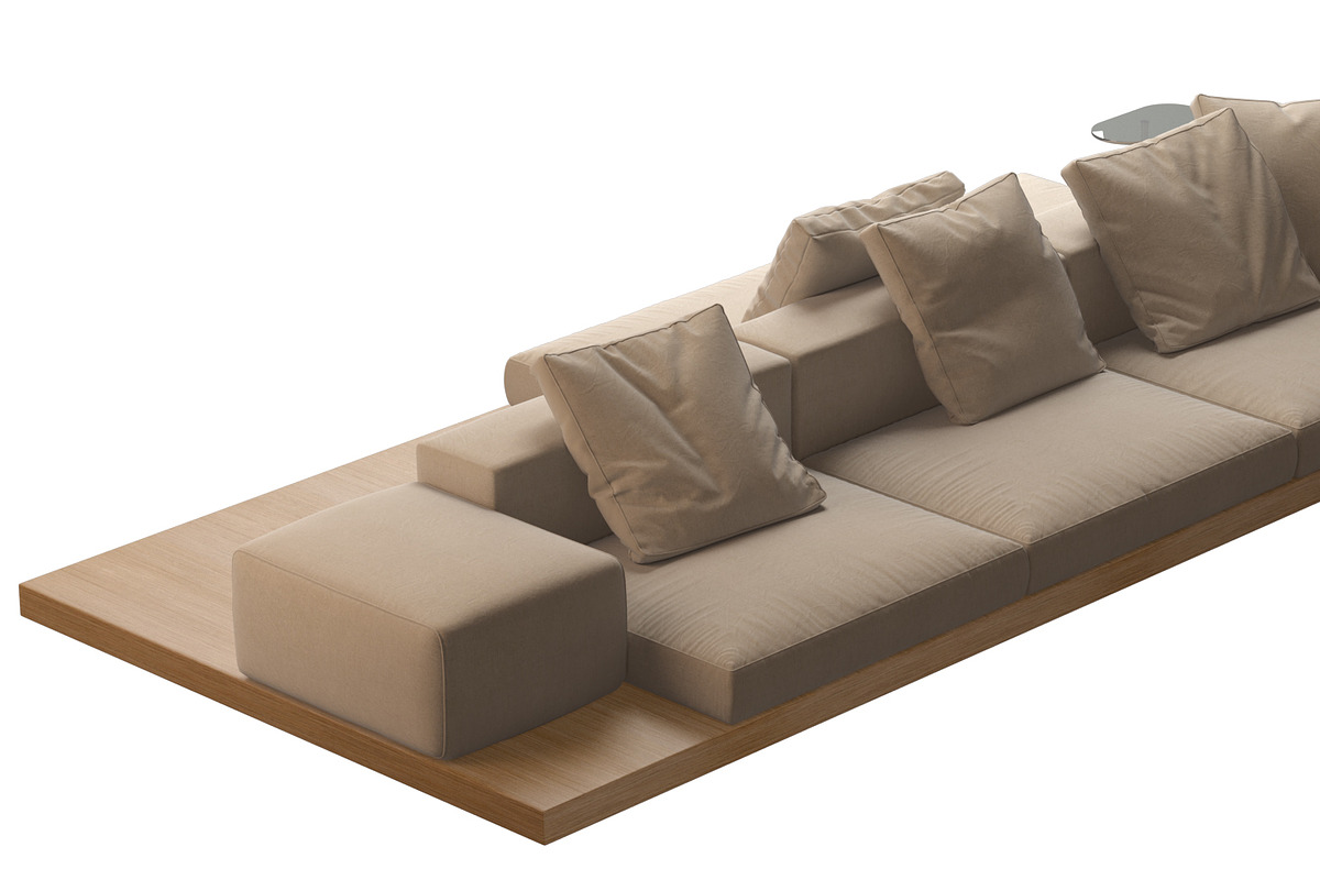 Dock Sofa by B&B Italia, a Furniture 3D Model by NOMODOL (Photo 5 of 9)