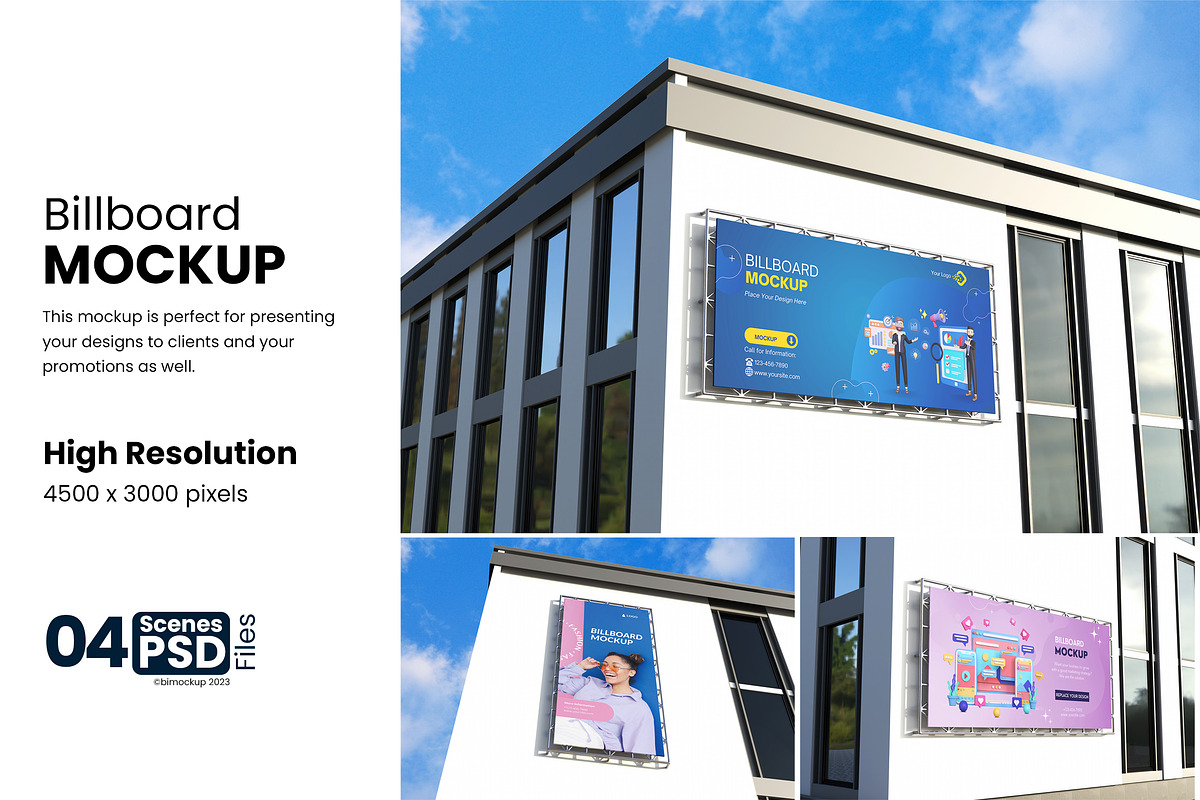 Billboard Mockup, an Advertising Mockup by bimockup (Photo 1 of 5)