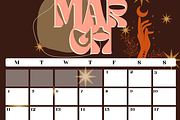 Boho Style 2024 Calendar, a Design Template by The Lone Crowd (Thumbnail 4 of 7)