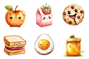 Kawaii Cute Food PNG, an Illustration by SinaCreation (Thumbnail 4 of 5)