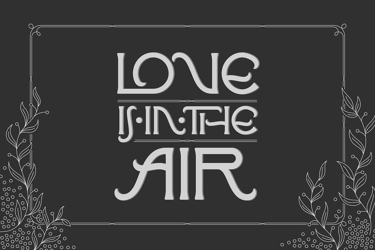 Affair Typeface & Graphics preview 2