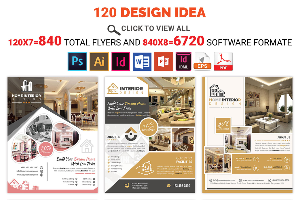 120 Corporate Flyer & Poster Bundle, a Flyer Template by Imagine Design Studio (Photo 28 of 33)