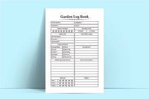 Garden Planner Log Book KDP Interior