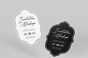 Die-Cut Invitation Card Mockup, a Merchandise Mockup by Brand Earth (Thumbnail 4 of 4)