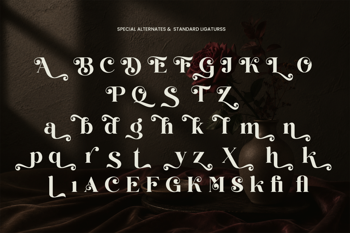 Perfina - Stylish Elegant Serif Font, a Serif Font by Font Liner (Photo 10 of 10)