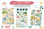 My Little Universe-Map Creation Kit, an Illustration by Anna Ivanir (Thumbnail 1 of 12)