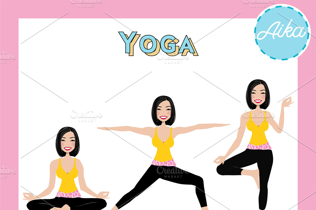 Yoga Teacher Portrait Creator, a Person Illustration by Lauren Lesley Studio (Photo 5 of 43)