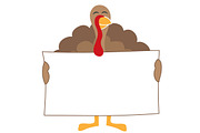 Turkeys with Signs, an Illustration by Illustrations by Jessie (Thumbnail 3 of 5)