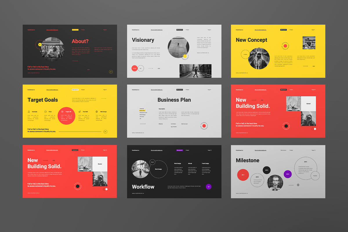 Influencers - Powerpoint, a Presentation Template by Typetemp Studio