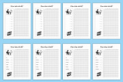 How Was Work Tracker Canva Interior, a Stationery Template by Designmela01 (Thumbnail 3 of 3)
