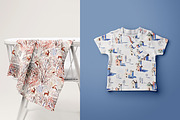 Sunny Winter: patterns & posters, a Decorative Illustration by Mona Ahmed (Thumbnail 7 of 10)
