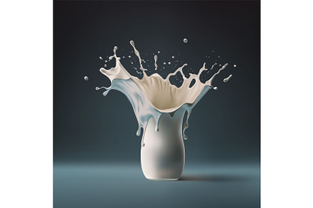 Vector illustration of fresh milk