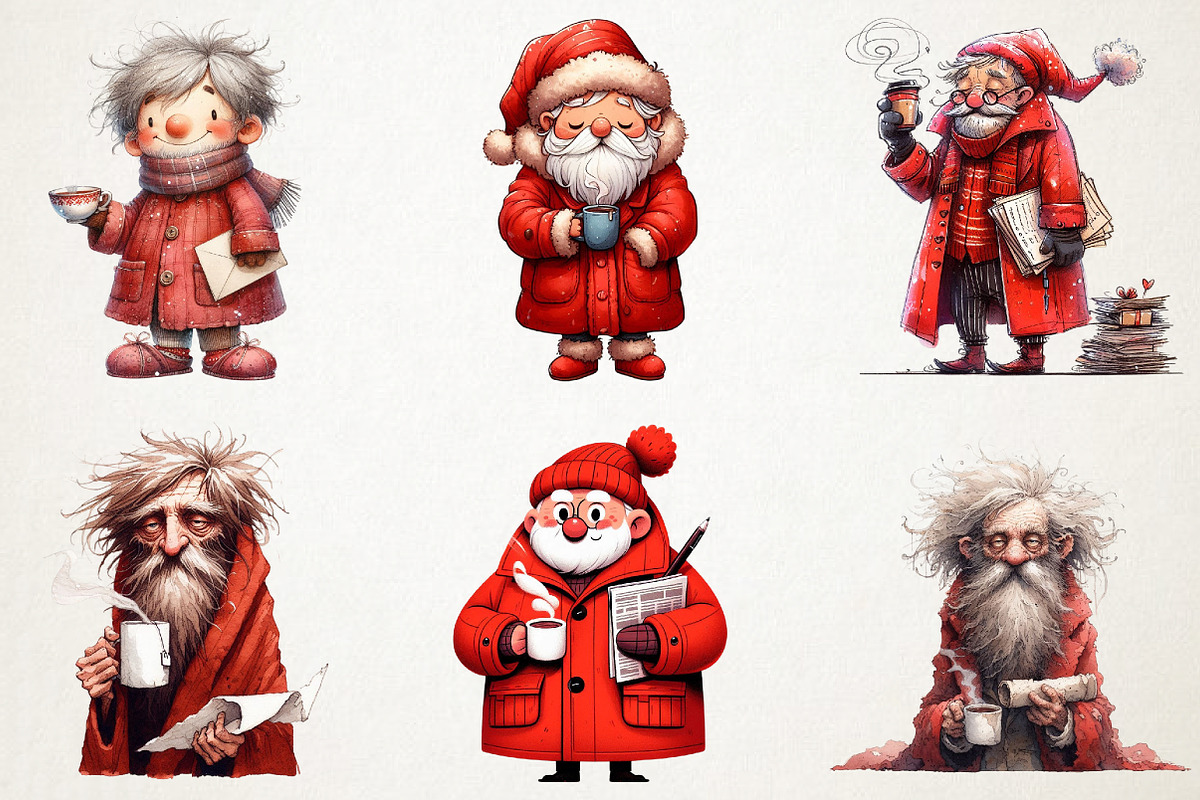 Santa Clipart, an Illustration by RobertsArt (Photo 3 of 7)