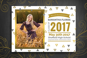 Graduation Invitation - Triangle