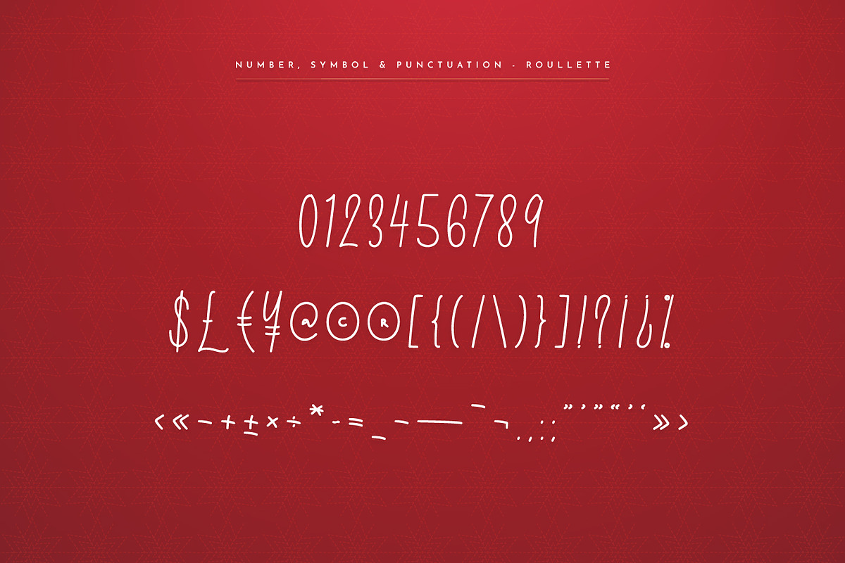 Roullette Handwritten Script Font, a Script Font by infernostudio3 (Photo 10 of 11)