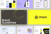 Utopia V4- Brand Guidelines Template, a Branding & Logo Template by graphypix (Thumbnail 5 of 14)