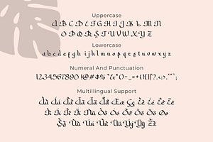 Sabana, An Arabic Style Font