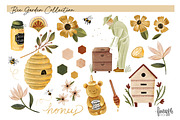 Honey Bee Clipart, an Object Graphic by FINEAPPLE (Thumbnail 2 of 6)