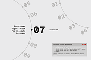 GC Basic Inktrap - Monospace, a Sans Serif Font by Glyphonic (Thumbnail 9 of 15)