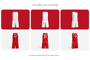 Basketball Kit Mockup Set, a Shirt Mockup by Country4k (Thumbnail 4 of 4)