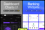 Dashboard & Banking Charts Bundle, an UI Kit Template by VladTyzun (Thumbnail 1 of 9)