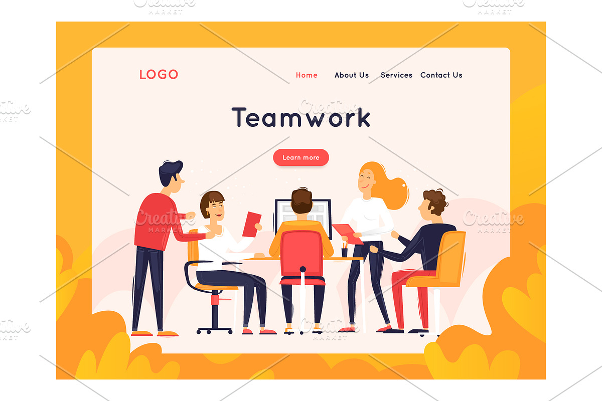 landing page, an App Template by Podis (Photo 6 of 16)