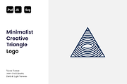 Minimalist Creative Triangle Logo, a Branding & Logo Template by Luxury Logos (Thumbnail 1 of 4)