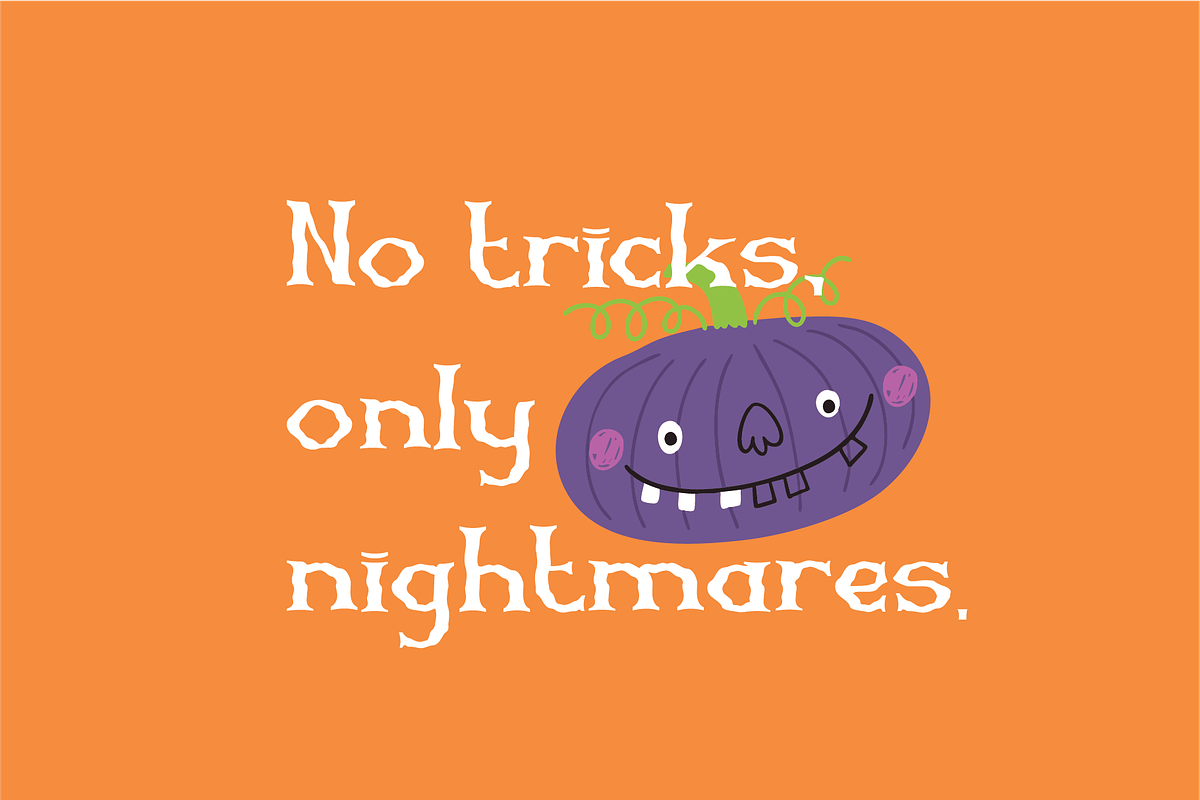 Halloween Carnival | Halloween Font, a Handwritten Font by Berdansabersama (Photo 4 of 8)