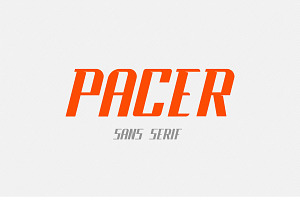 Pacer - Sports Sans Serif, a Sans Serif Font by CorgiAstronaut