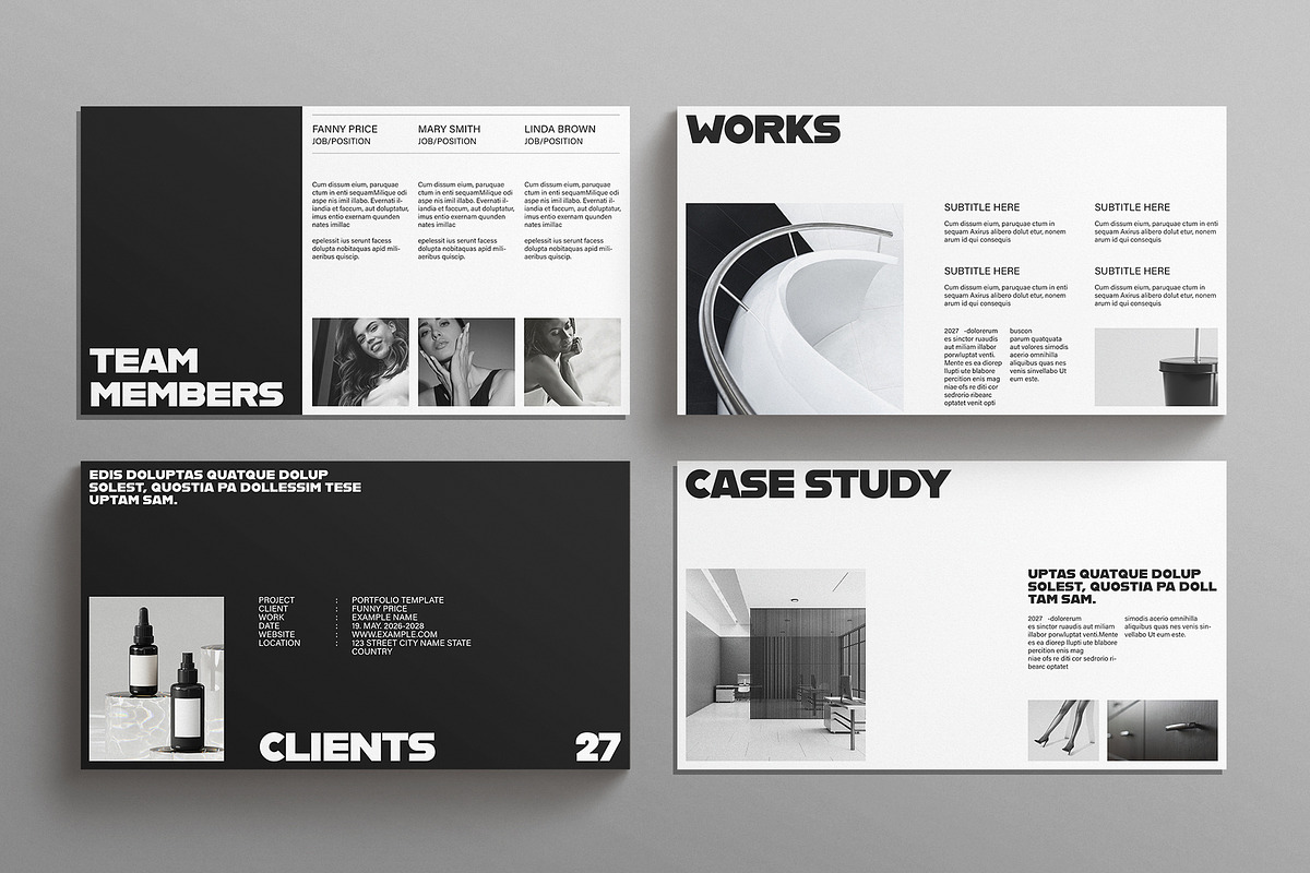 Design Portfolio Presentation, a Presentation Template by E-Type (Photo 3 of 4)