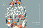 Modern Easter, a Seasonal Illustration by HeyLuisa (Thumbnail 1 of 7)