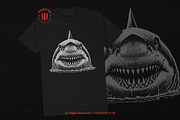 10 Bundle Dark Art Shark Fish Beast, an Illustration by Morspective (Thumbnail 2 of 7)