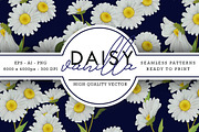 Handmade Vanilla Daisy Pattern, a Pattern Graphic by Design Unique (Thumbnail 1 of 7)