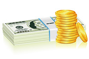 Money, Paper currency, Credit Cards, a Finance Illustration by TAlex (Thumbnail 3 of 6)