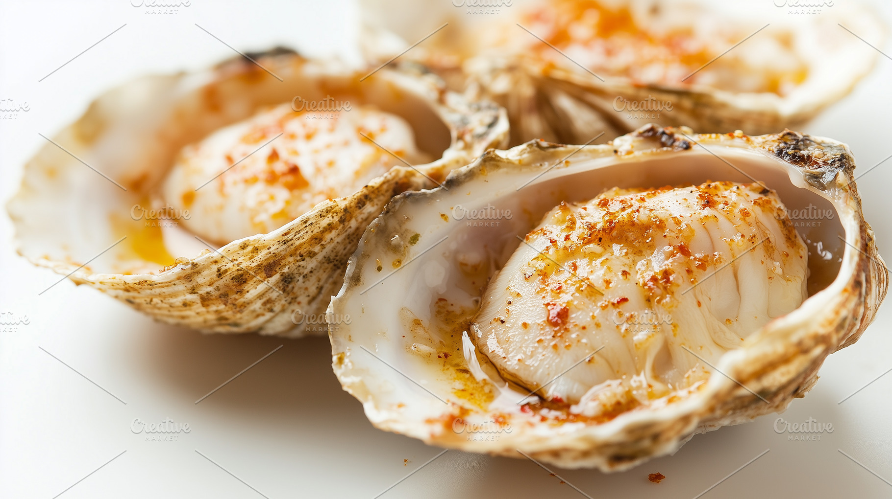 Deliciously seasoned scallops shells, a Food & Drink Photo by MistyDay