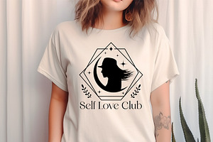 Self Love Club - Boho SVG Design