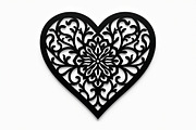 Layered Heart Mandala with Floral, an Illustration by Amazin_art (Thumbnail 8 of 16)