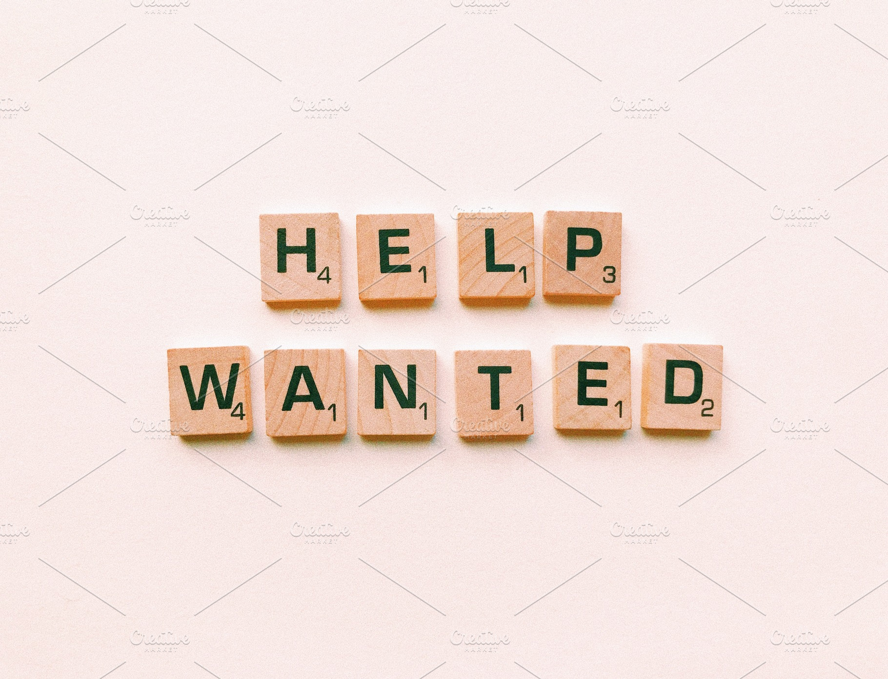 Help wanted stock photo containing help wanted and help, a Business Photo by Shamia Casiano Creative