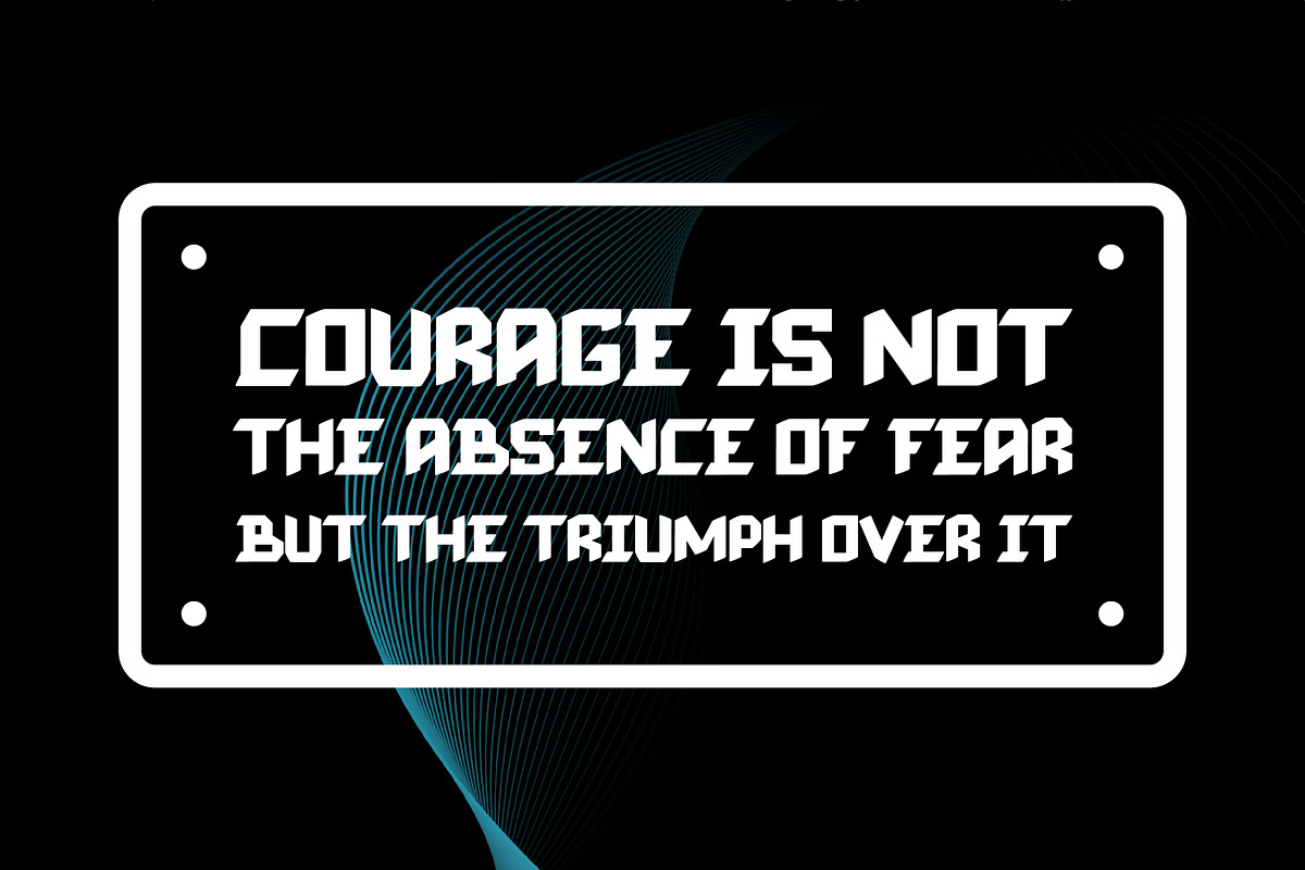 Cease Fire Bold Display, a Sans Serif Font by Gumrega Studio (Photo 5 of 7)