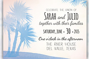 Beach Themed Wedding Inviation, an Invitation Template by tbarkley (Thumbnail 1 of 2)