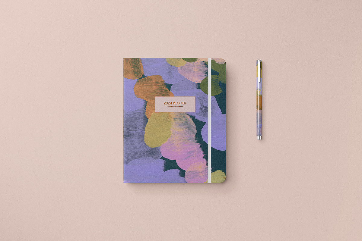 March Abstract Painted Backgrounds, a Texture Graphic by Basia Stryjecka (Photo 8 of 17)