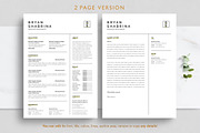 Resume CV Template with Logo, a Resume Template by Blackcloud_Creations (Thumbnail 6 of 10)