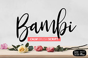 Bambi Font, a Script Font by YandiDesigns (Thumbnail 1 of 10)