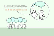 People with Speech Bubbles, an Object Graphic by Sapunkele (Thumbnail 4 of 6)