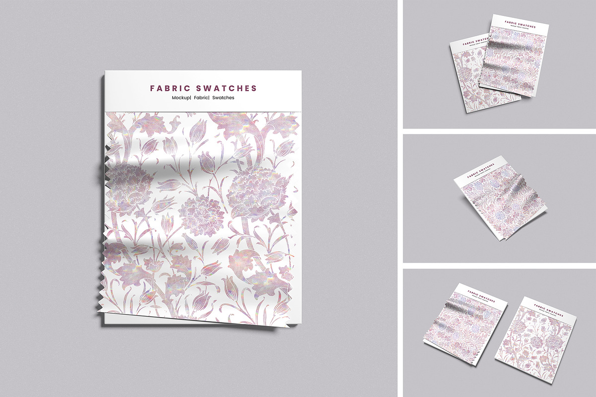 Fabric Swatches Mockup, an Advertising Mockup by xavier_studio (Photo 1 of 5)