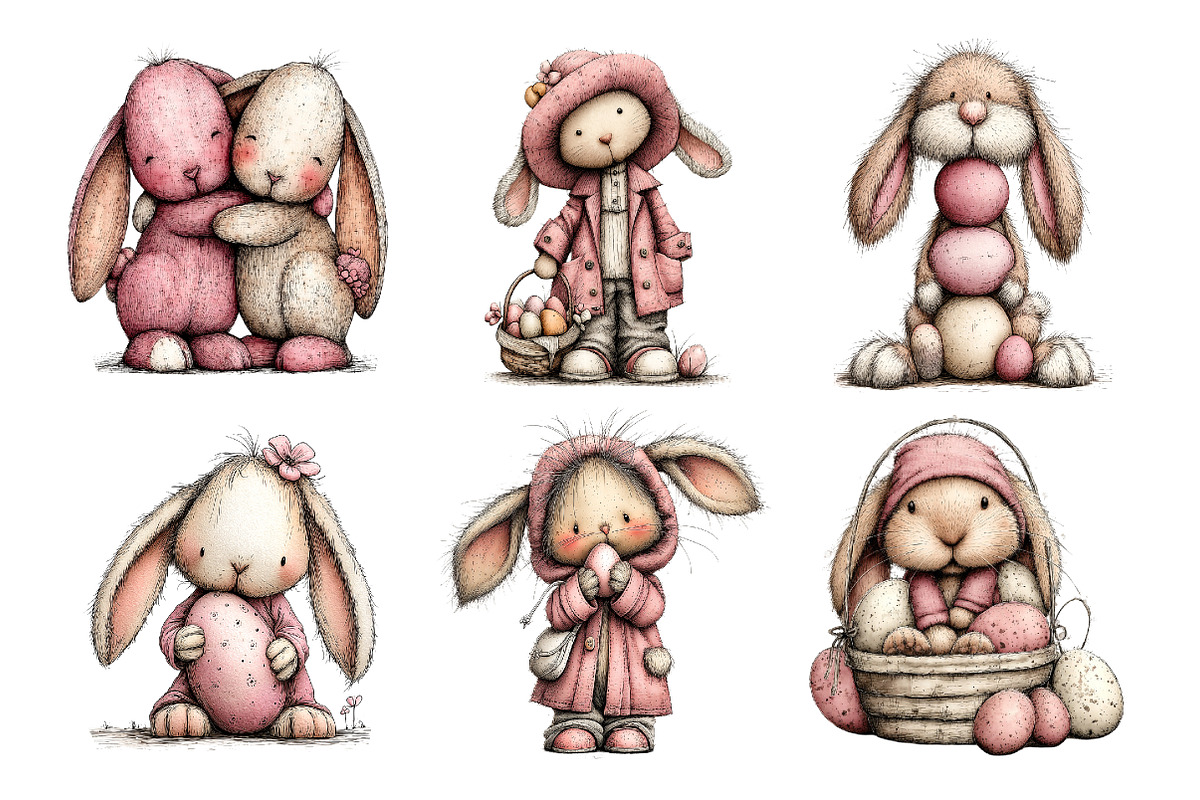 Farmhouse easter decor clipart, an Illustration by SinaCreation (Photo 3 of 11)