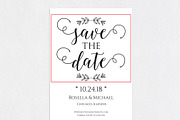 Save the Date Template SHR207, an Invitation Template by Shafura_Wedding (Thumbnail 5 of 5)